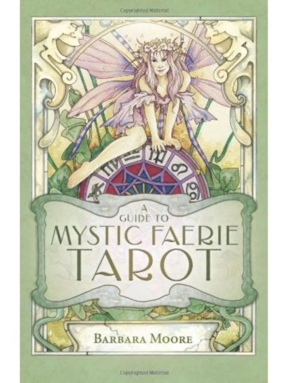 A Guide To Mystic Faerie Tarot Book First Edition 2007 Barbara Moore No Cards